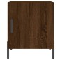 vidaXL Mesitas noche 2 uds madera ingeniería marrón roble 40x40x50 cm vidaXL Mesitas noche 2 uds madera ingeniería marrón roble 40x40x50 cm