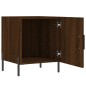 vidaXL Mesitas noche 2 uds madera ingeniería marrón roble 40x40x50 cm vidaXL Mesitas noche 2 uds madera ingeniería marrón roble 40x40x50 cm