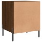 vidaXL Mesitas noche 2 uds madera ingeniería marrón roble 40x40x50 cm vidaXL Mesitas noche 2 uds madera ingeniería marrón roble 40x40x50 cm
