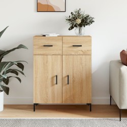 vidaXL Aparador de madera de ingeniería roble Sonoma 69,5x34x90 cm