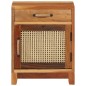 vidaXL Mesita de noche de madera maciza reciclada 40x30x50 cm vidaXL Mesita de noche de madera maciza reciclada 40x30x50 cm