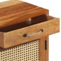 vidaXL Mesita de noche de madera maciza reciclada 40x30x50 cm vidaXL Mesita de noche de madera maciza reciclada 40x30x50 cm