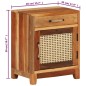 vidaXL Mesita de noche de madera maciza reciclada 40x30x50 cm vidaXL Mesita de noche de madera maciza reciclada 40x30x50 cm