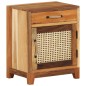 vidaXL Mesita de noche de madera maciza reciclada 40x30x50 cm vidaXL Mesita de noche de madera maciza reciclada 40x30x50 cm