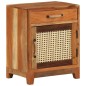 vidaXL Mesita de noche de madera maciza reciclada 40x30x50 cm vidaXL Mesita de noche de madera maciza reciclada 40x30x50 cm