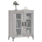 vidaXL Aparador de madera de ingeniería gris Sonoma 69,5x34x90 cm vidaXL Aparador de madera de ingeniería gris Sonoma 69,5x34x90 cm