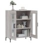 vidaXL Aparador de madera de ingeniería gris Sonoma 69,5x34x90 cm vidaXL Aparador de madera de ingeniería gris Sonoma 69,5x34x90 cm