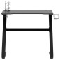 vidaXL Escritorio gaming con patas en forma de ZZ negro 90x60x75 cm vidaXL Escritorio gaming con patas en forma de ZZ negro 90x60x75 cm