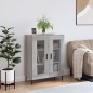 vidaXL Aparador de madera de ingeniería gris Sonoma 69,5x34x90 cm