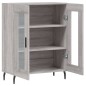vidaXL Aparador de madera de ingeniería gris Sonoma 69,5x34x90 cm