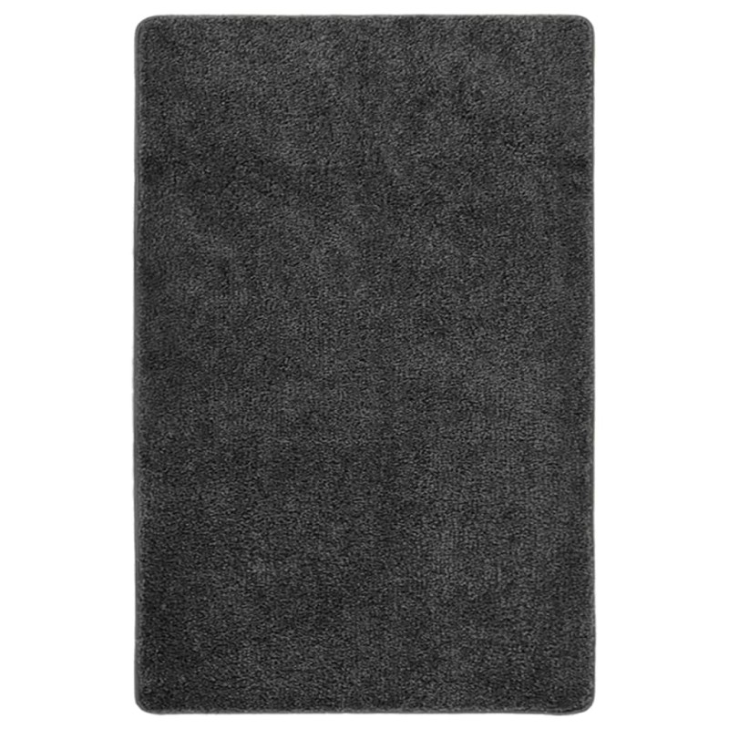 vidaXL Alfombra peluda antideslizante gris oscuro 200x290 cm vidaXL Alfombra peluda antideslizante gris oscuro 200x290 cm
