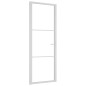 vidaXL Puerta interior vidrio EGS y aluminio blanco 76x201,5 cm vidaXL Puerta interior vidrio EGS y aluminio blanco 76x201,5 cm