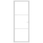 vidaXL Puerta interior vidrio EGS y aluminio blanco 76x201,5 cm vidaXL Puerta interior vidrio EGS y aluminio blanco 76x201,5 cm
