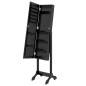 vidaXL Espejo de pie negro 34x37x146 cm vidaXL Espejo de pie negro 34x37x146 cm