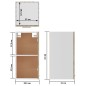 vidaXL Armario colgante cocina madera ingeniería roble Sonoma 29,5x31x60 cm vidaXL Armario colgante cocina madera ingeniería roble Sonoma 29,5x31x60 cm