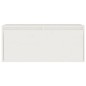 vidaXL Armario de pared de madera maciza de pino blanco 80x30x35 cm vidaXL Armario de pared de madera maciza de pino blanco 80x30x35 cm