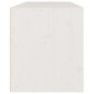 vidaXL Armario de pared de madera maciza de pino blanco 80x30x35 cm vidaXL Armario de pared de madera maciza de pino blanco 80x30x35 cm