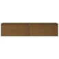 vidaXL Armario de pared 2 uds madera de pino marrón miel 80x30x35 cm vidaXL Armario de pared 2 uds madera de pino marrón miel 80x30x35 cm