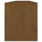 vidaXL Armario de pared 2 uds madera de pino marrón miel 80x30x35 cm vidaXL Armario de pared 2 uds madera de pino marrón miel 80x30x35 cm
