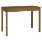 vidaXL Mesa de comedor madera maciza de pino marrón miel 110x55x75 cm vidaXL Mesa de comedor madera maciza de pino marrón miel 110x55x75 cm