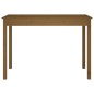 vidaXL Mesa de comedor madera maciza de pino marrón miel 110x55x75 cm vidaXL Mesa de comedor madera maciza de pino marrón miel 110x55x75 cm