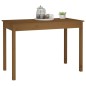 vidaXL Mesa de comedor madera maciza de pino marrón miel 110x55x75 cm vidaXL Mesa de comedor madera maciza de pino marrón miel 110x55x75 cm