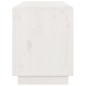 vidaXL Mueble de TV madera maciza de pino blanco 176x37x47,5 cm