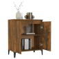 vidaXL Aparador madera contrachapada color roble ahumado 60x35x70 cm vidaXL Aparador madera contrachapada color roble ahumado 60x35x70 cm