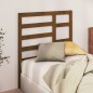vidaXL Cabecero de cama madera maciza de pino marrón miel 96x4x104 cm