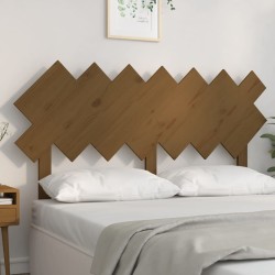 vidaXL Cabecero de cama madera maciza de pino marrón miel 141x3x80,5cm