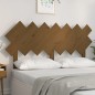 vidaXL Cabecero de cama madera maciza de pino marrón miel 141x3x80,5cm vidaXL Cabecero de cama madera maciza de pino marrón miel 141x3x80,5cm