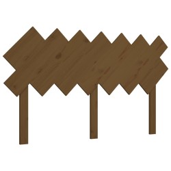 vidaXL Cabecero de cama madera maciza de pino marrón miel 141x3x80,5cm