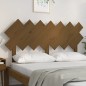 vidaXL Cabecero de cama madera maciza de pino marrón miel 141x3x80,5cm vidaXL Cabecero de cama madera maciza de pino marrón miel 141x3x80,5cm