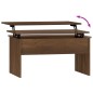 vidaXL Mesa de centro madera contrachapada marrón roble 80x50,5x41,5cm vidaXL Mesa de centro madera contrachapada marrón roble 80x50,5x41,5cm