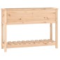 vidaXL Jardinera con estante madera maciza de pino 111,5x34,5x81 cm vidaXL Jardinera con estante madera maciza de pino 111,5x34,5x81 cm