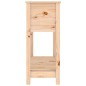 vidaXL Jardinera con estante madera maciza de pino 111,5x34,5x81 cm vidaXL Jardinera con estante madera maciza de pino 111,5x34,5x81 cm