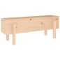 vidaXL Arriate elevado de jardín madera maciza de pino 101x30x38 cm vidaXL Arriate elevado de jardín madera maciza de pino 101x30x38 cm