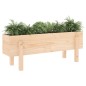 vidaXL Arriate elevado de jardín madera maciza de pino 101x30x38 cm vidaXL Arriate elevado de jardín madera maciza de pino 101x30x38 cm