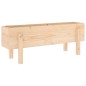 vidaXL Arriate elevado de jardín madera maciza de pino 101x30x38 cm vidaXL Arriate elevado de jardín madera maciza de pino 101x30x38 cm
