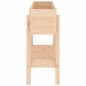 vidaXL Arriate elevado de jardín madera maciza de pino 101x30x69 cm vidaXL Arriate elevado de jardín madera maciza de pino 101x30x69 cm