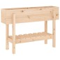 vidaXL Arriate elevado de jardín madera maciza de pino 101x30x69 cm vidaXL Arriate elevado de jardín madera maciza de pino 101x30x69 cm