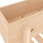 vidaXL Arriate elevado de jardín madera maciza de pino 101x30x69 cm vidaXL Arriate elevado de jardín madera maciza de pino 101x30x69 cm