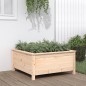 vidaXL Jardinera madera maciza de pino 82,5x82,5x39 cm vidaXL Jardinera madera maciza de pino 82,5x82,5x39 cm