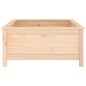vidaXL Jardinera madera maciza de pino 82,5x82,5x39 cm vidaXL Jardinera madera maciza de pino 82,5x82,5x39 cm