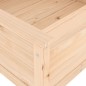 vidaXL Jardinera madera maciza de pino 82,5x82,5x39 cm vidaXL Jardinera madera maciza de pino 82,5x82,5x39 cm