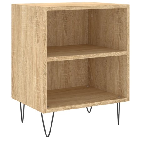 vidaXL Mesita de noche madera de ingeniería roble Sonoma 40x30x50 cm
