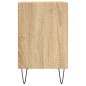 vidaXL Mesita de noche madera de ingeniería roble Sonoma 40x30x50 cm