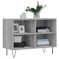 vidaXL Mueble de TV madera de ingeniería gris Sonoma 69,5x30x50 cm