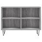 vidaXL Mueble de TV madera de ingeniería gris Sonoma 69,5x30x50 cm
