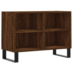 vidaXL Mueble de TV madera de ingeniería marrón roble 69,5x30x50 cm